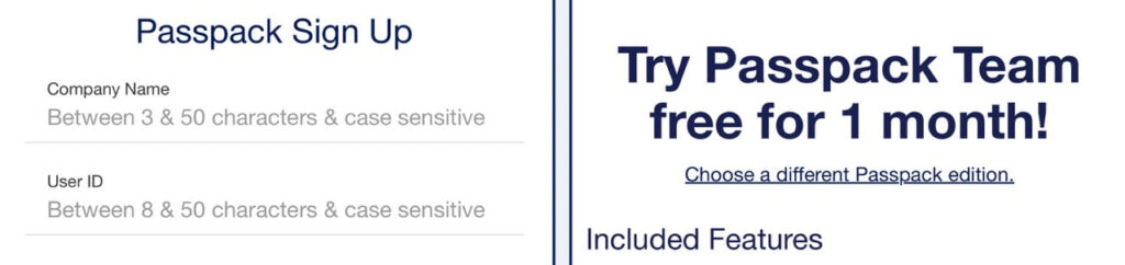 passpack free trial test