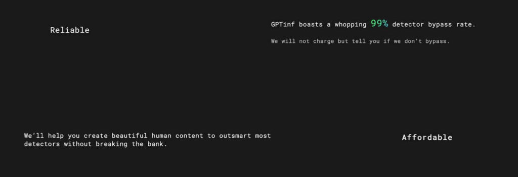 gptinf features pros cons