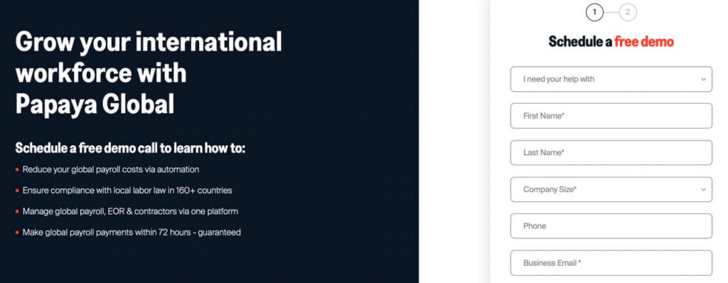 papaya global free trial test