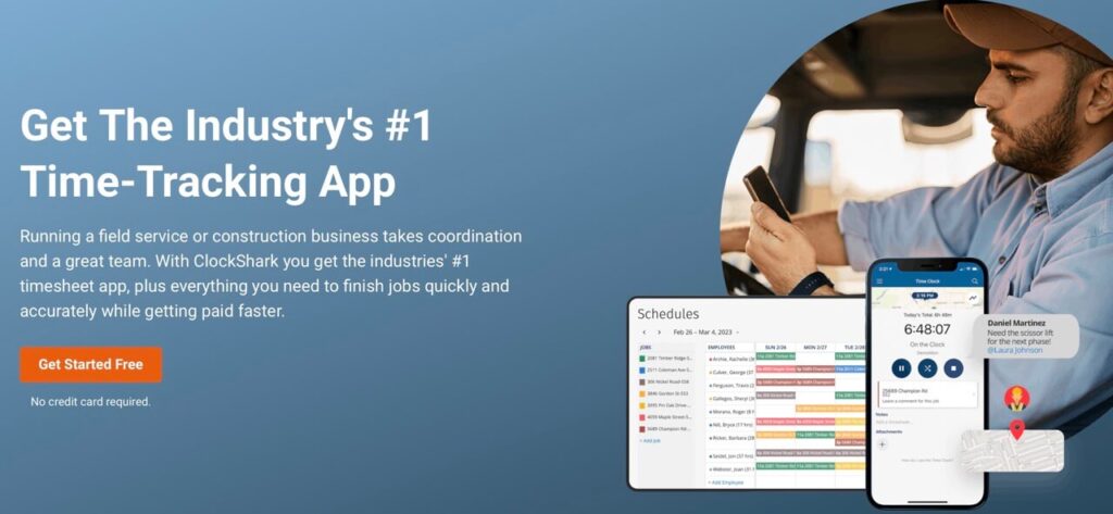 clockshark timetrack app